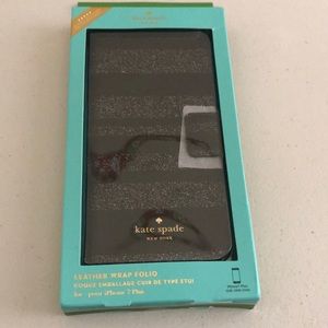Brand new Iphone 7 Plus case leather wrap folio